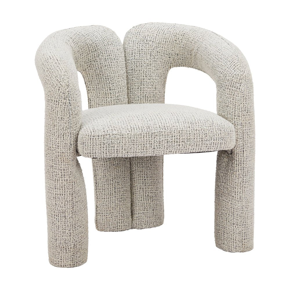 Silla Comercial para Food Court - ZUO BUIS - Gris - Asiento y Respaldo Tapizados en Tejido Texturizado - 110488 - Zuo - NOGAL BEAT - Silla Comercial Interior