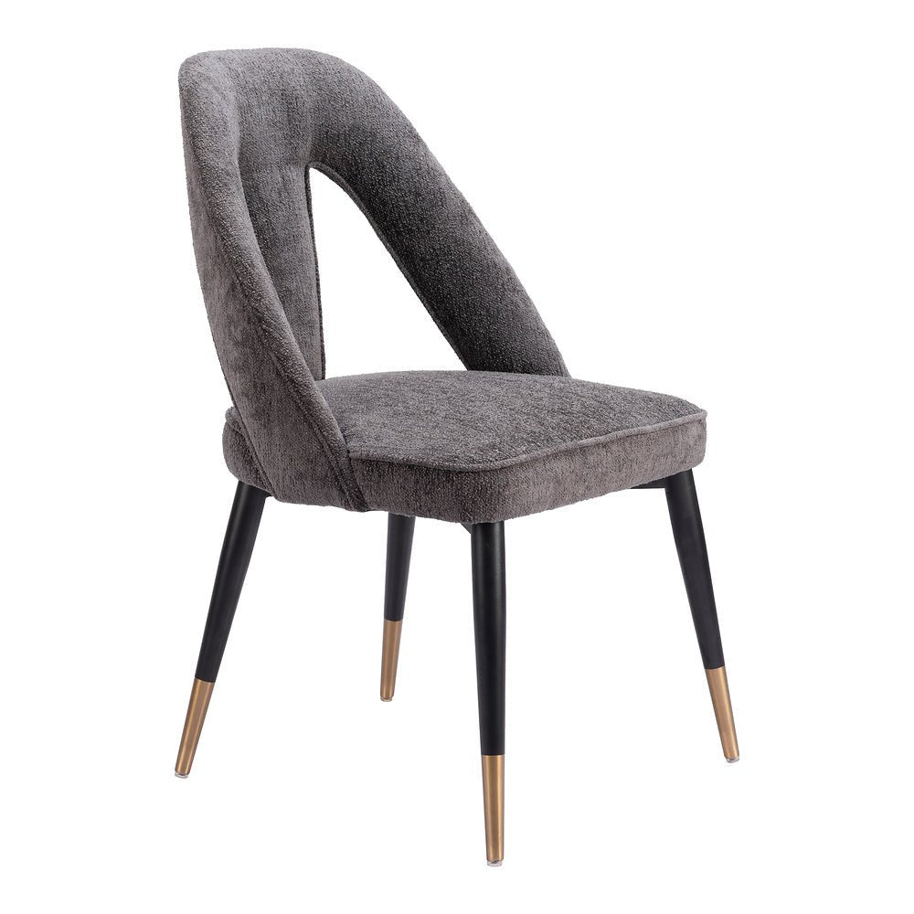 Silla Comercial para Hotel - ZUO ARTUS - Varios Colores - Asiento y Respaldo Tapizados en Tejido Texturizado - 110003 - Zuo - NOGAL BEAT - Silla Comercial Interior