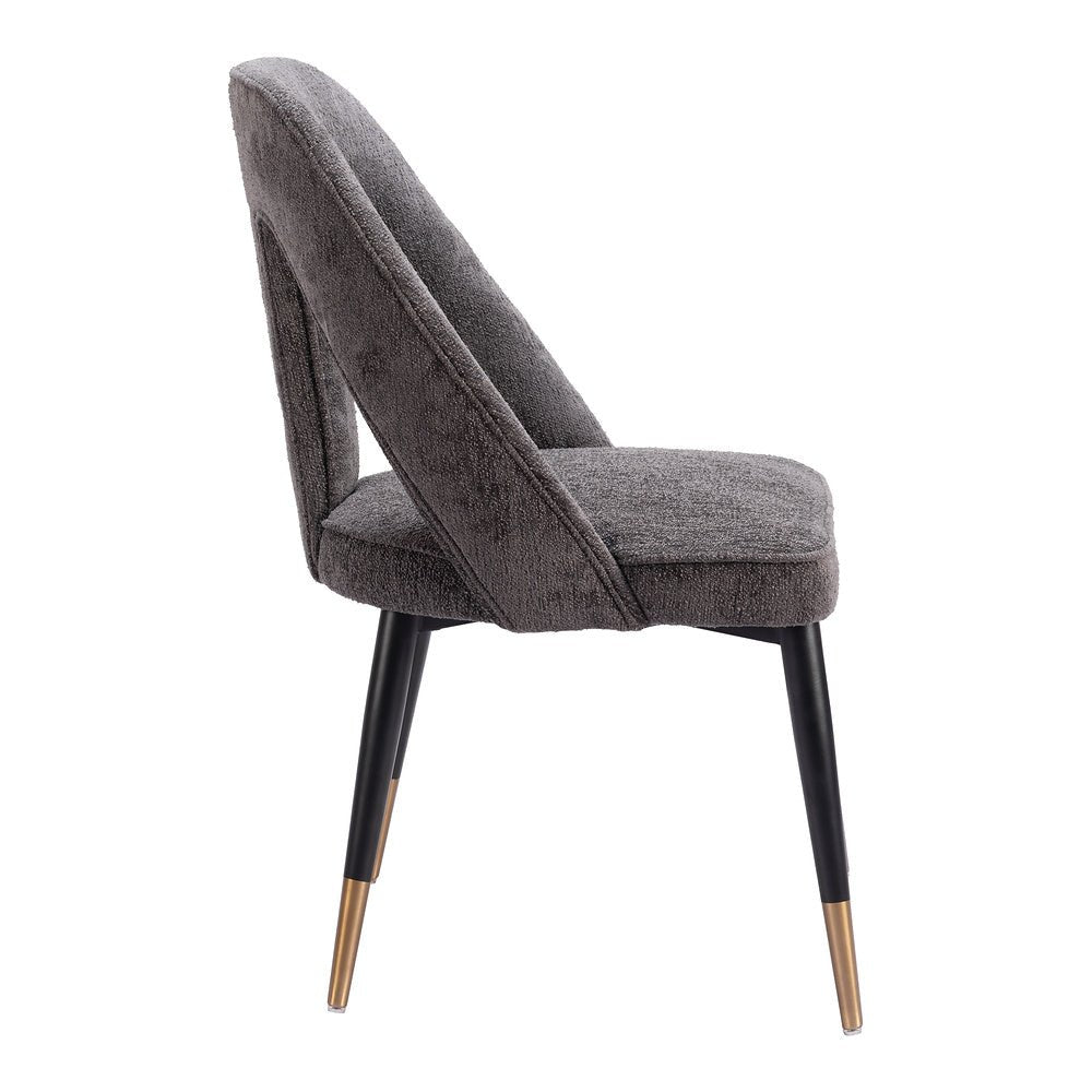Silla Comercial para Hotel - ZUO ARTUS - Varios Colores - Asiento y Respaldo Tapizados en Tejido Texturizado - 110003 - Zuo - NOGAL BEAT - Silla Comercial Interior