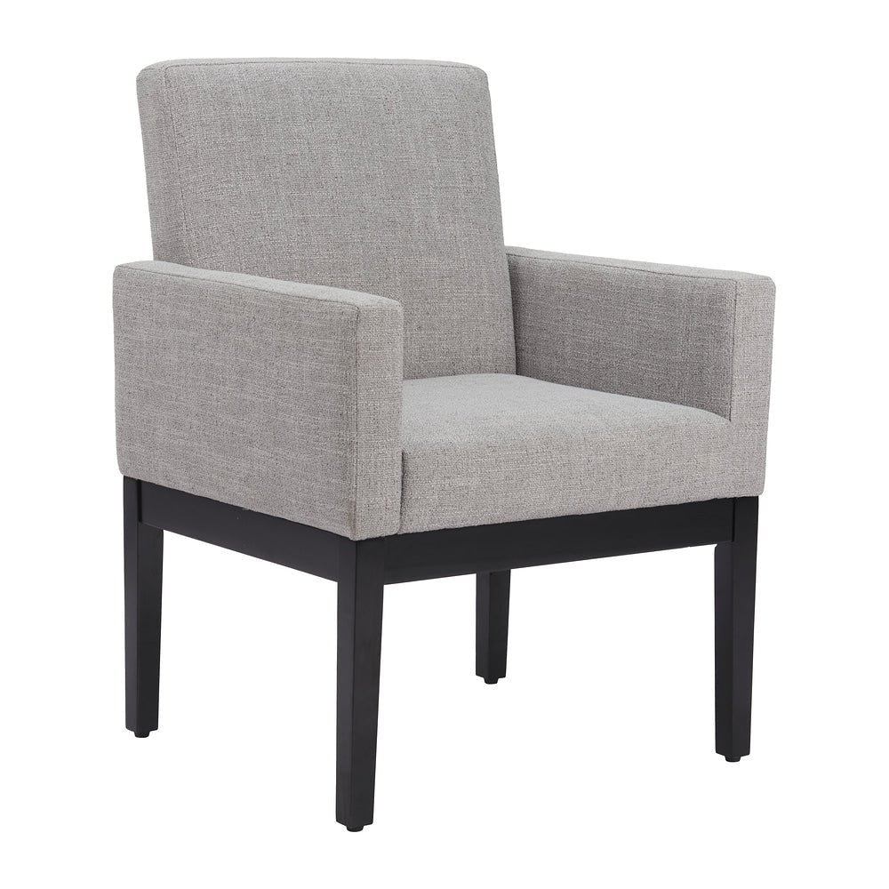 Silla Comercial para Hotel - ZUO SENZIL - Varios Colores - Asiento y Respaldo Tapizados en Lino Sintético - 110159 - Zuo - NOGAL BEAT - Silla Comercial Interior