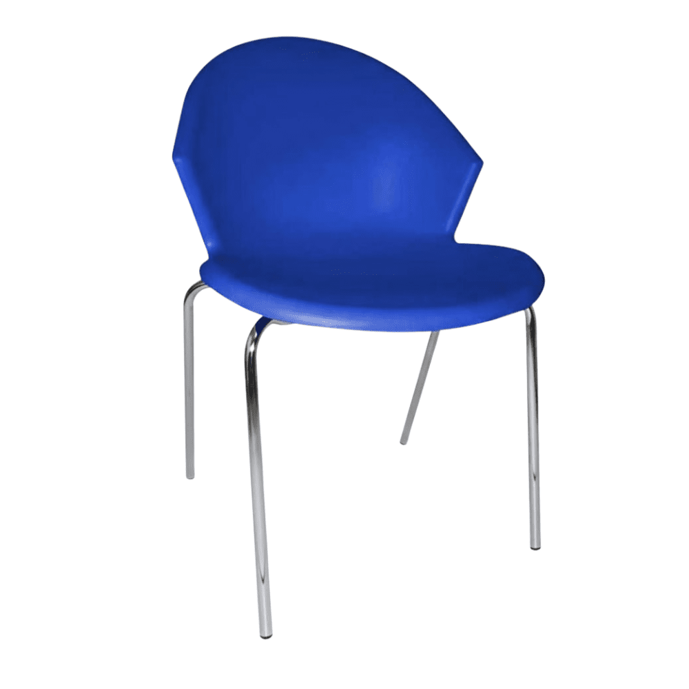 Silla Comercial Para Restaurante - ALBAR PL - 50 - Varios Colores - Plastico de Polipropileno - PL-50 C - ALBAR - NOGAL BEAT - Sillas