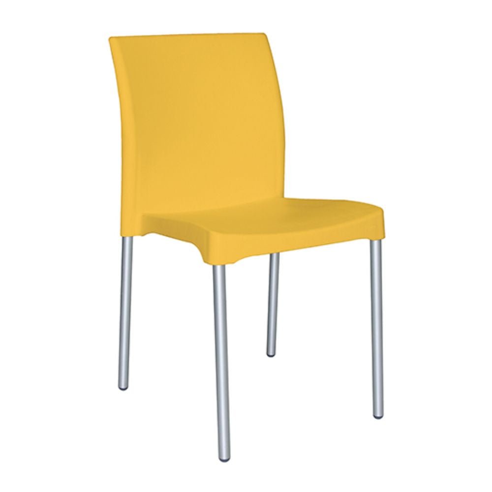 Silla Comercial para Restaurante Resistente a Rayos UV - OFFIHO OCEAN OHV - 61 - Varios Colores - para Ambiente Salino - OHV - 61 - OFFIHO - NOGAL BEAT - Sillas