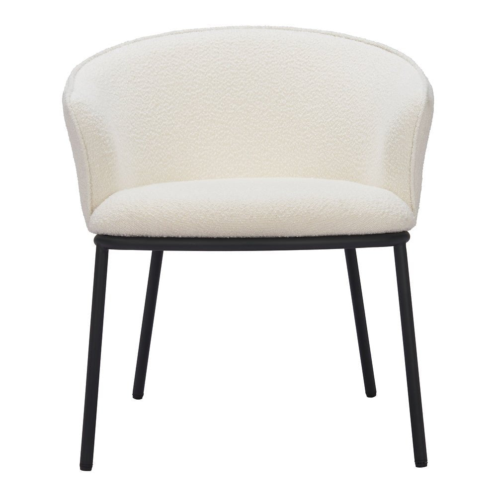 Silla Comercial para Salón de Eventos - ZUO ESSEN - Varios Colores - Asiento y Respaldo Tapizados en Tejido Texturizado - 110101 - Zuo - NOGAL BEAT - Silla Comercial Interior
