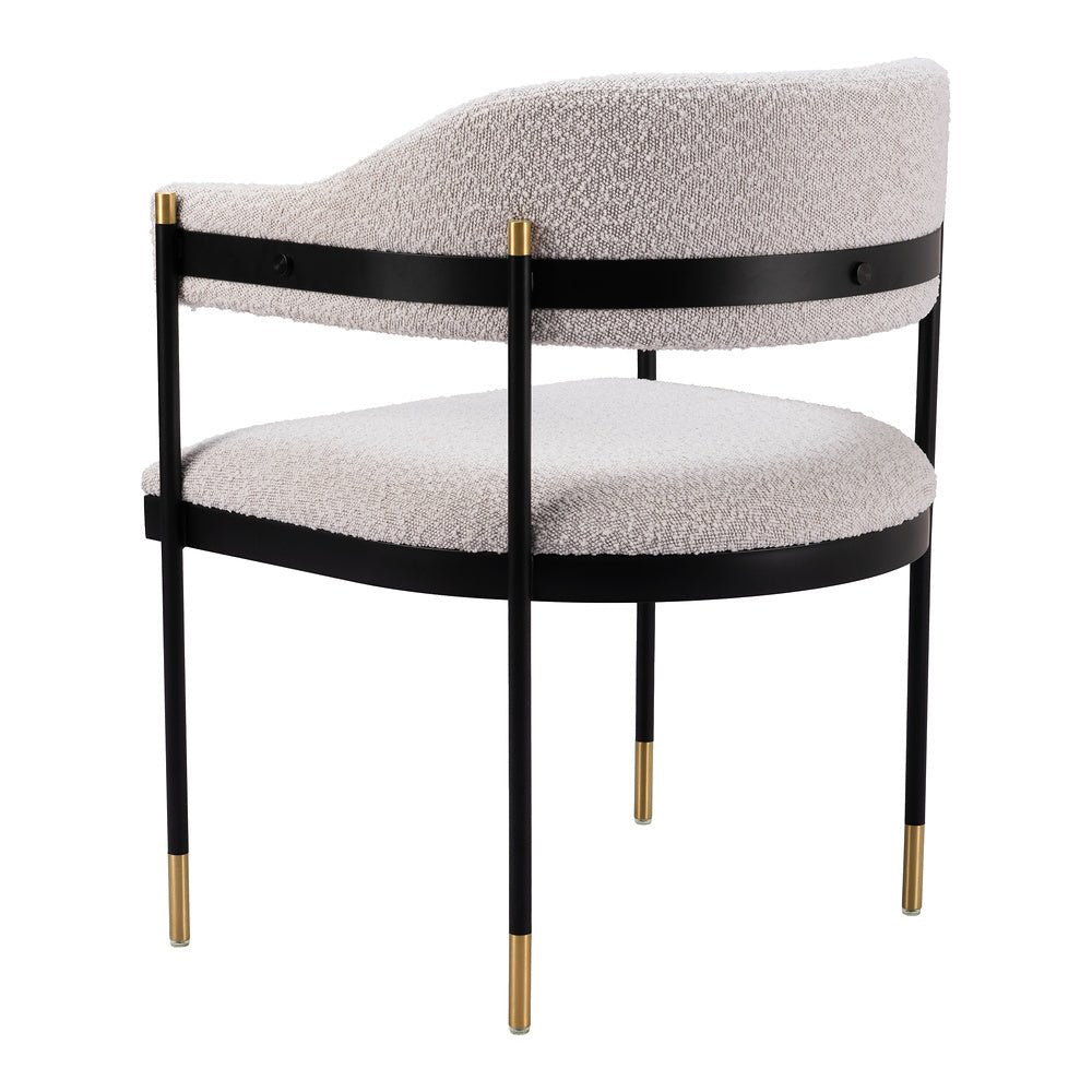 Silla Comercial para Salón de Eventos - ZUO ZADAR - Gris Neblina - Asiento y Respaldo Tapizados en Tejido Texturizado - 110000 - Zuo - NOGAL BEAT - Silla Comercial Interior