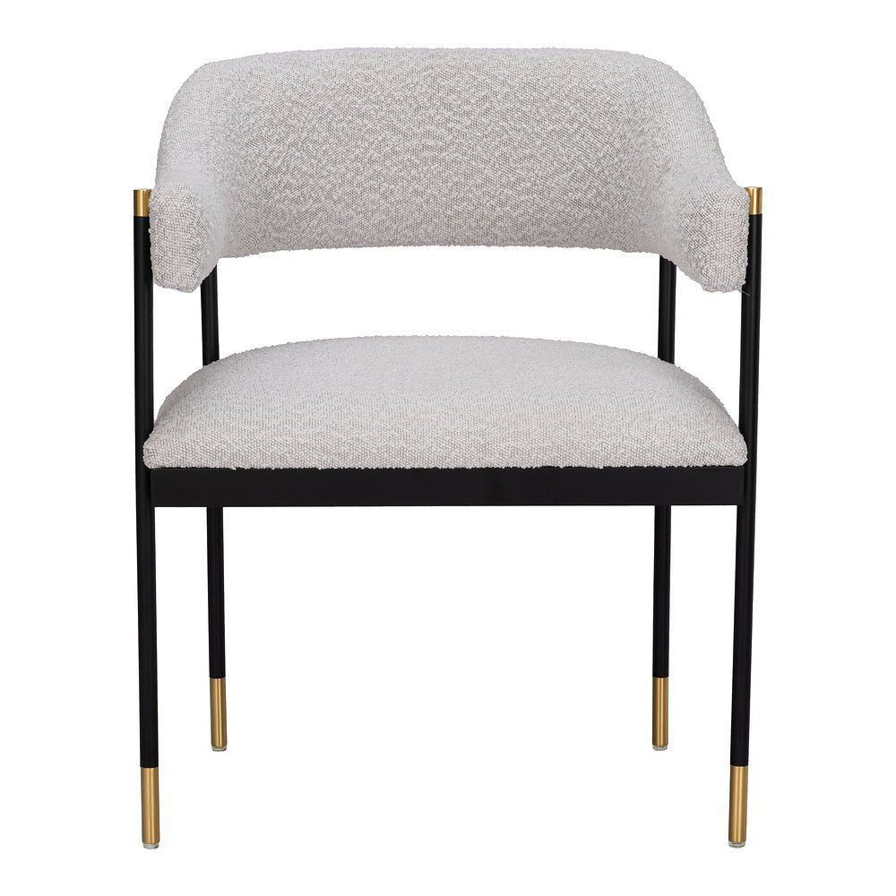 Silla Comercial para Salón de Eventos - ZUO ZADAR - Gris Neblina - Asiento y Respaldo Tapizados en Tejido Texturizado - 110000 - Zuo - NOGAL BEAT - Silla Comercial Interior