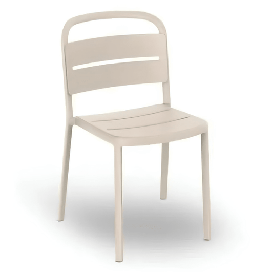 Silla Comercial para Terraza Protección UV - RESOL COMO - Varios Colores - Asiento y Respaldo en Polipropileno - 5343 - Resol - NOGAL BEAT - Sillas