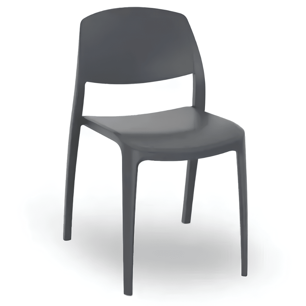 Silla Comercial para Terraza Protección UV - RESOL SMART - Varios Colores - Asiento y Respaldo en Polipropileno - 5365 - Resol - NOGAL BEAT - Sillas