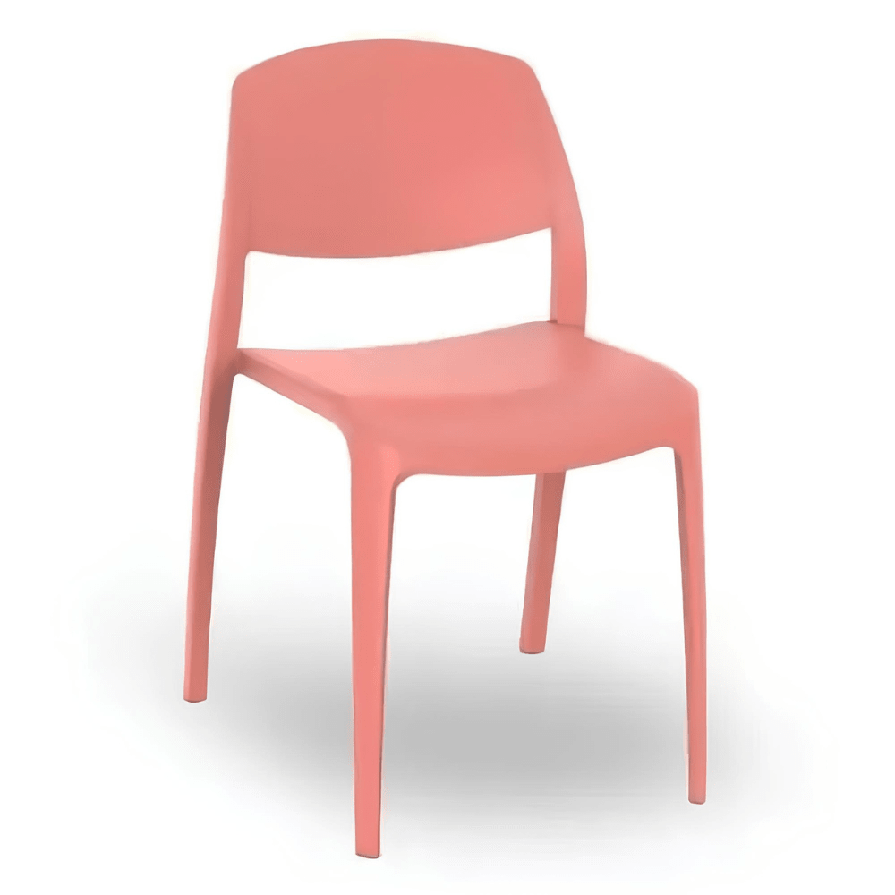 Silla Comercial para Terraza Protección UV - RESOL SMART - Varios Colores - Asiento y Respaldo en Polipropileno - 5368 - Resol - NOGAL BEAT - Sillas