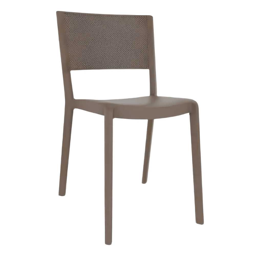 Silla Comercial para Terraza Protección UV - RESOL SPOT - Varios Colores - Asiento y Respaldo en Polipropileno - 01651 - Resol - NOGAL BEAT - Sillas
