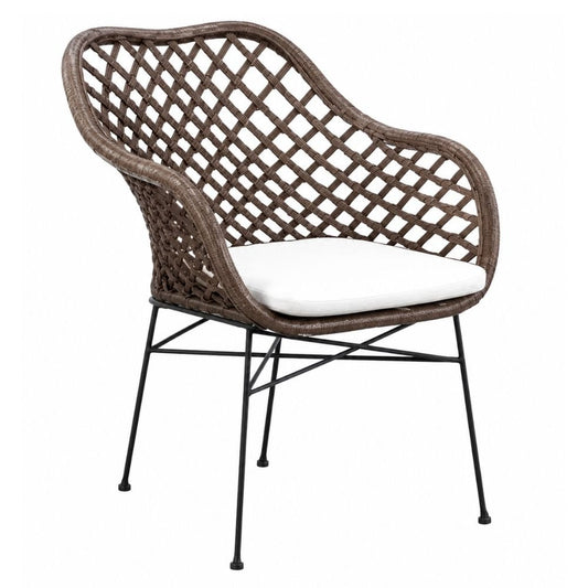 Silla de Interior para Hotel - NOGAL BEAT PALOPO - Varios Colores - Hierro y Rattan - SILLA PALOPO Antique - CAMCO - NOGAL BEAT - Silla Comercial Interior