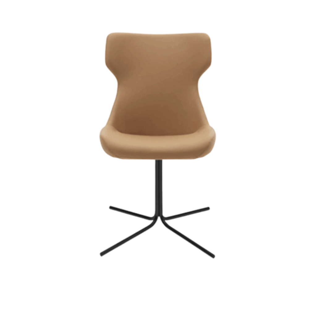 Silla de Oficina de Recepción Variadas - LABENZE NELL - Varios Colores - Tapizado con Respaldo - 155 - 20710 - NGO - TAP0 - Labenze - NOGAL BEAT - Sillas de Oficina