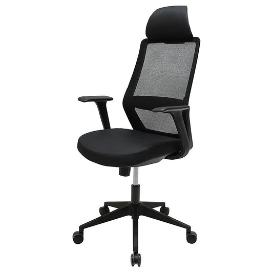 Silla de Oficina Directiva - KINGSTRONG RUAN 8323 SILL0904939 - Varios Colores - Respaldo en Malla y Asiento Tapizado - SILL0904939 - Mundo In - NOGAL BEAT - Silla Directiva