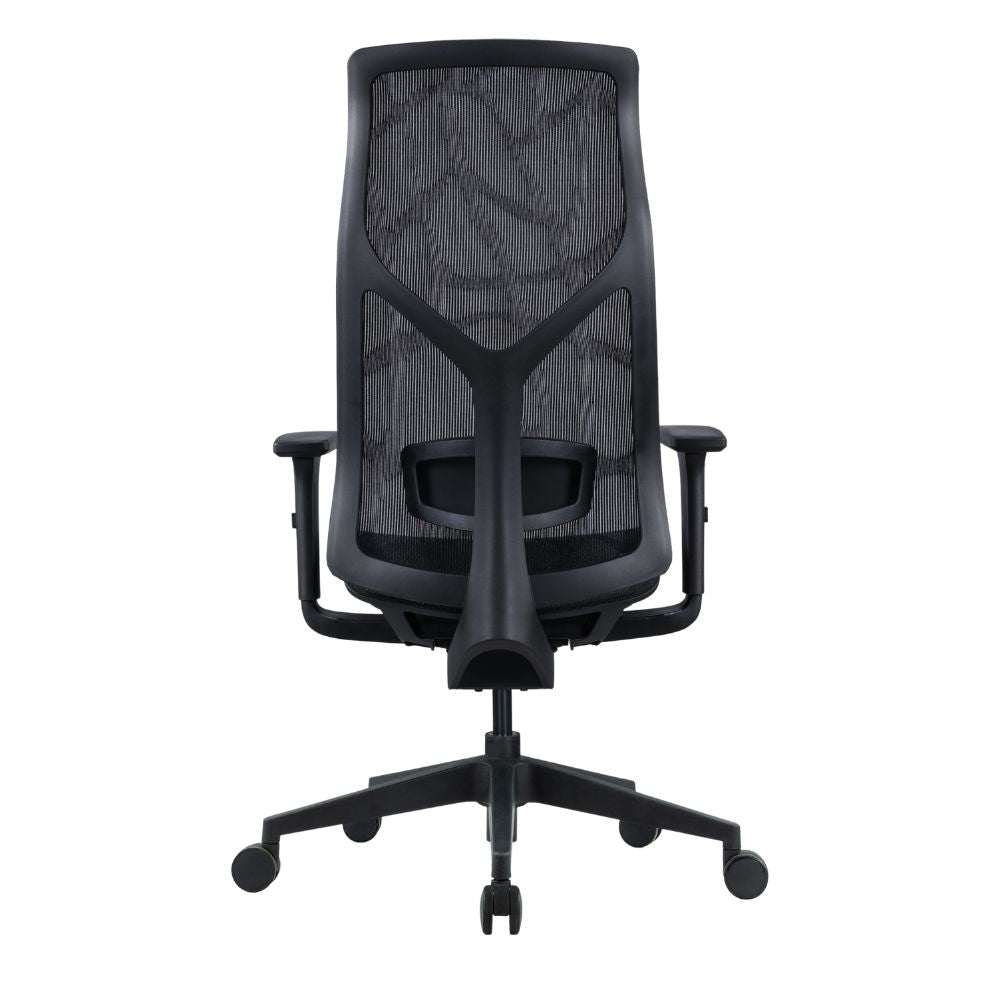 Silla De Oficina Ejecutiva - ALBAR AB - 80 - Negro - Respaldo y Asiento Tapizados en Malla - AB - 80 - NE - ALBAR - NOGAL BEAT - Sillas de Oficina