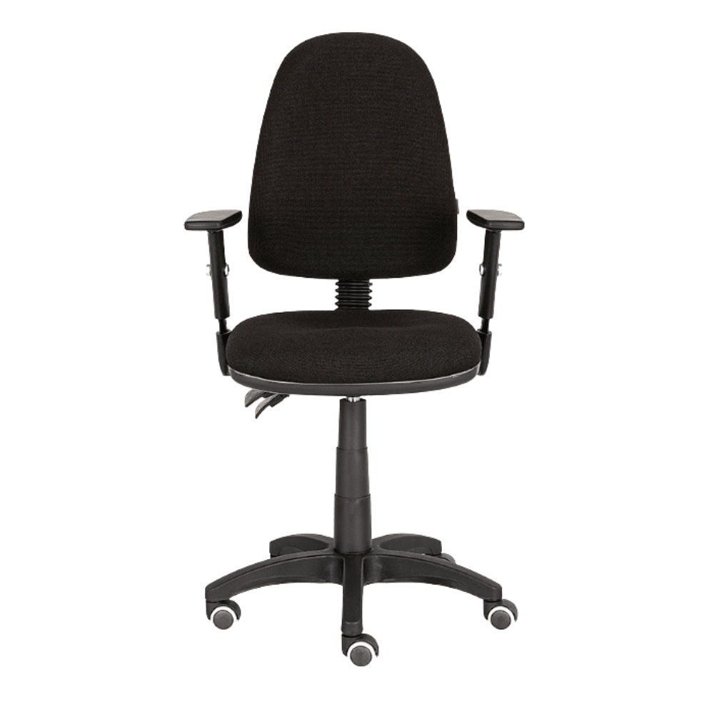Silla de Oficina Operativa - ALBAR E - 90N CB - Negro - Respaldo y asiento Tapizados - E-90N CB - ALBAR - NOGAL BEAT - Sillas de Oficina