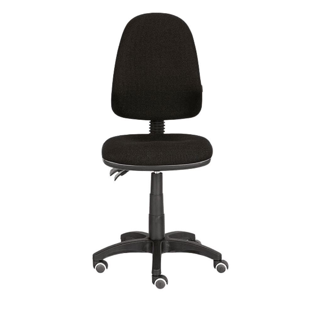 Silla de Oficina Operativa - ALBAR E - 90N SB - Negro - Respaldo y asiento Tapizados - E-90N SB - ALBAR - NOGAL BEAT - Sillas de Oficina