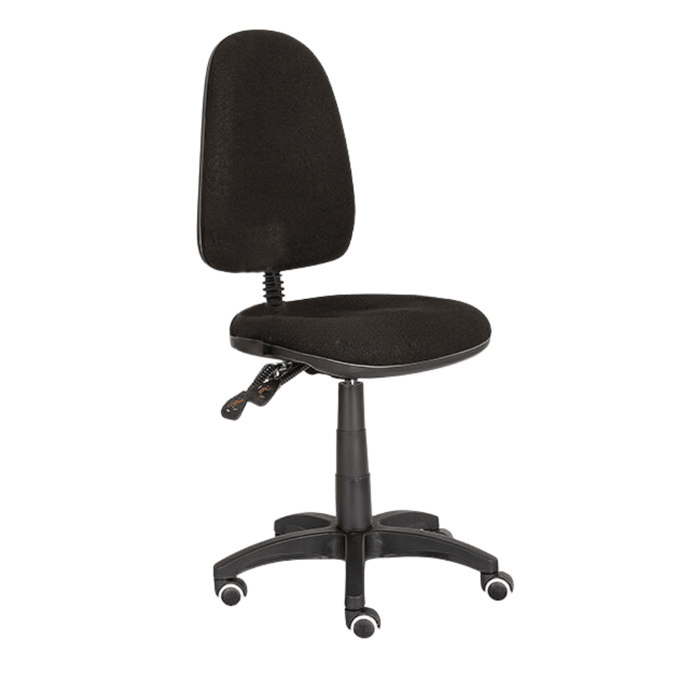 Silla de Oficina Operativa - ALBAR E - 90N SB - Negro - Respaldo y asiento Tapizados - E-90N SB - ALBAR - NOGAL BEAT - Sillas de Oficina