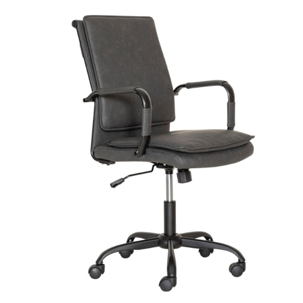 Silla De Oficina Secretarial Ergonómica - ALBAR GA - 005 - Varios Colores - Asiento Y Respaldo Tapizado - GA - 005 - ALBAR - NOGAL BEAT - Sillas de oficina
