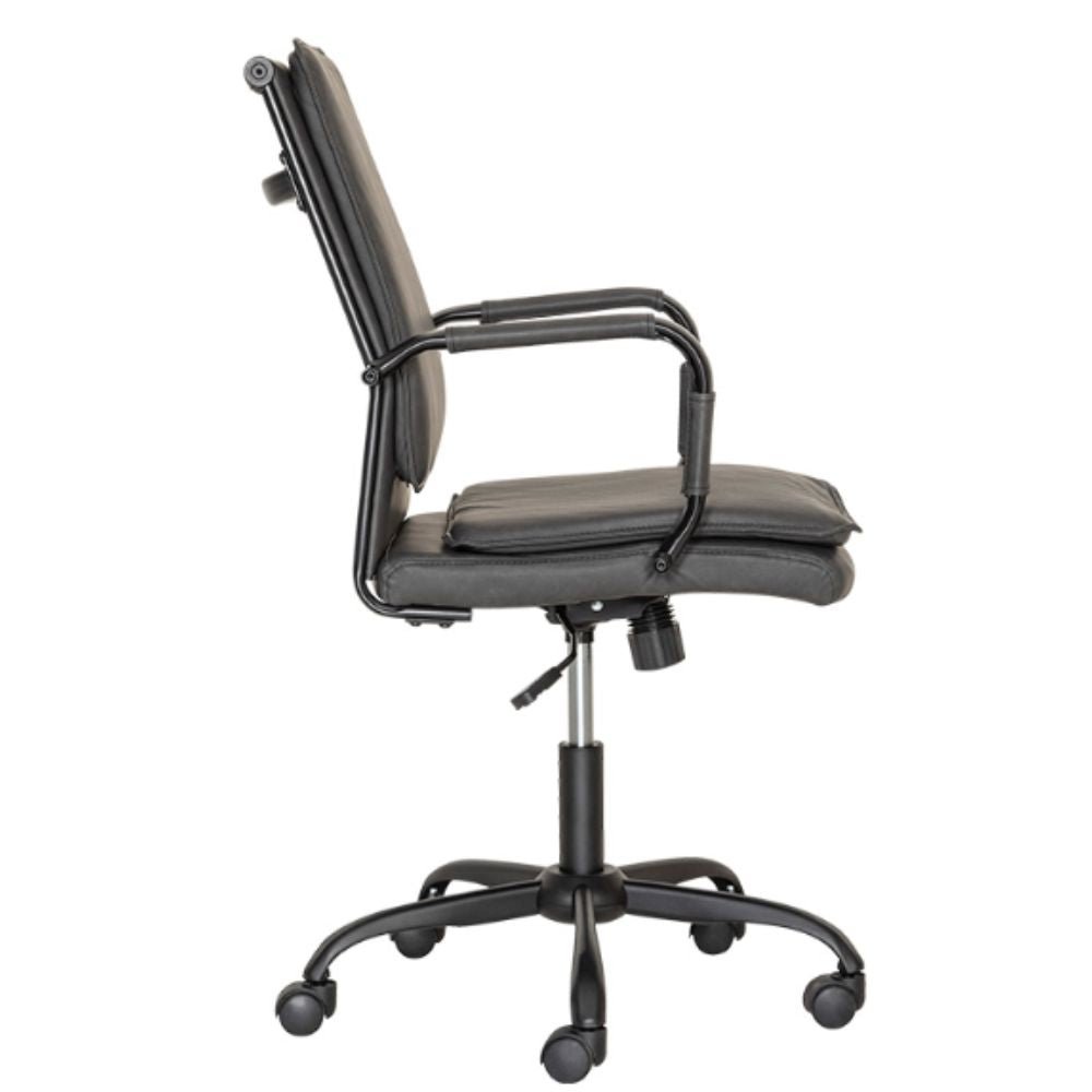 Silla De Oficina Secretarial Ergonómica - ALBAR GA - 005 - Varios Colores - Asiento Y Respaldo Tapizado - GA - 005 - ALBAR - NOGAL BEAT - Sillas de oficina