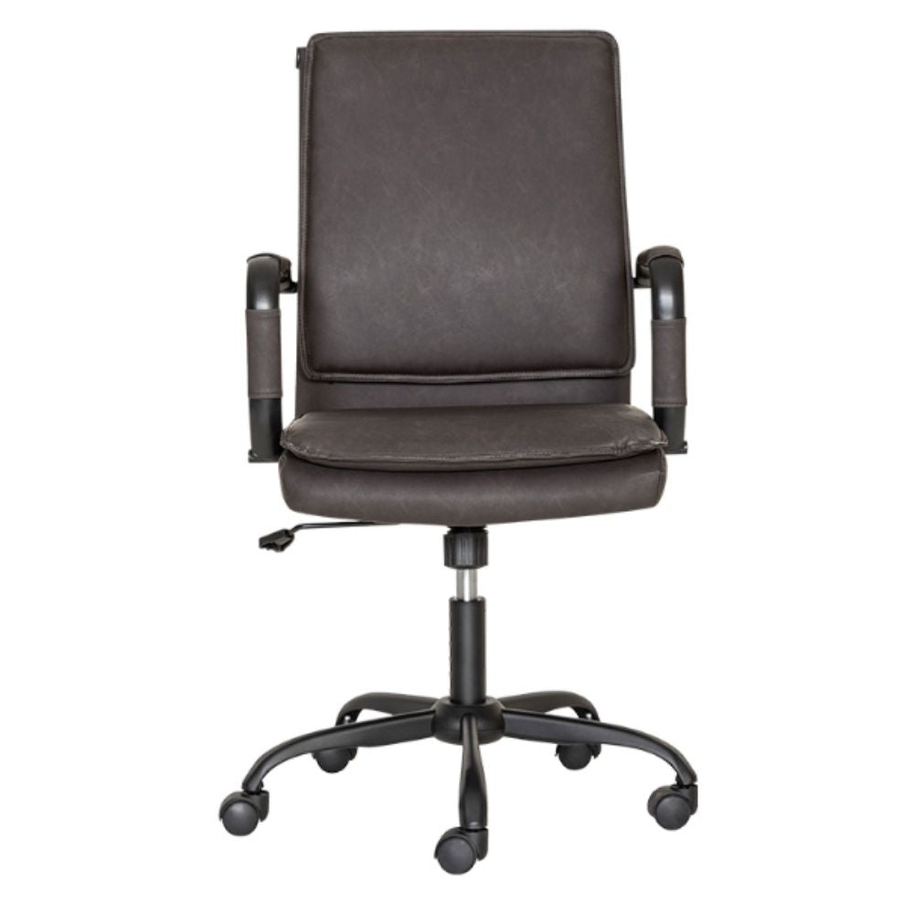 Silla De Oficina Secretarial Ergonómica - ALBAR GA - 005 - Varios Colores - Asiento Y Respaldo Tapizado - GA - 005 - ALBAR - NOGAL BEAT - Sillas de oficina