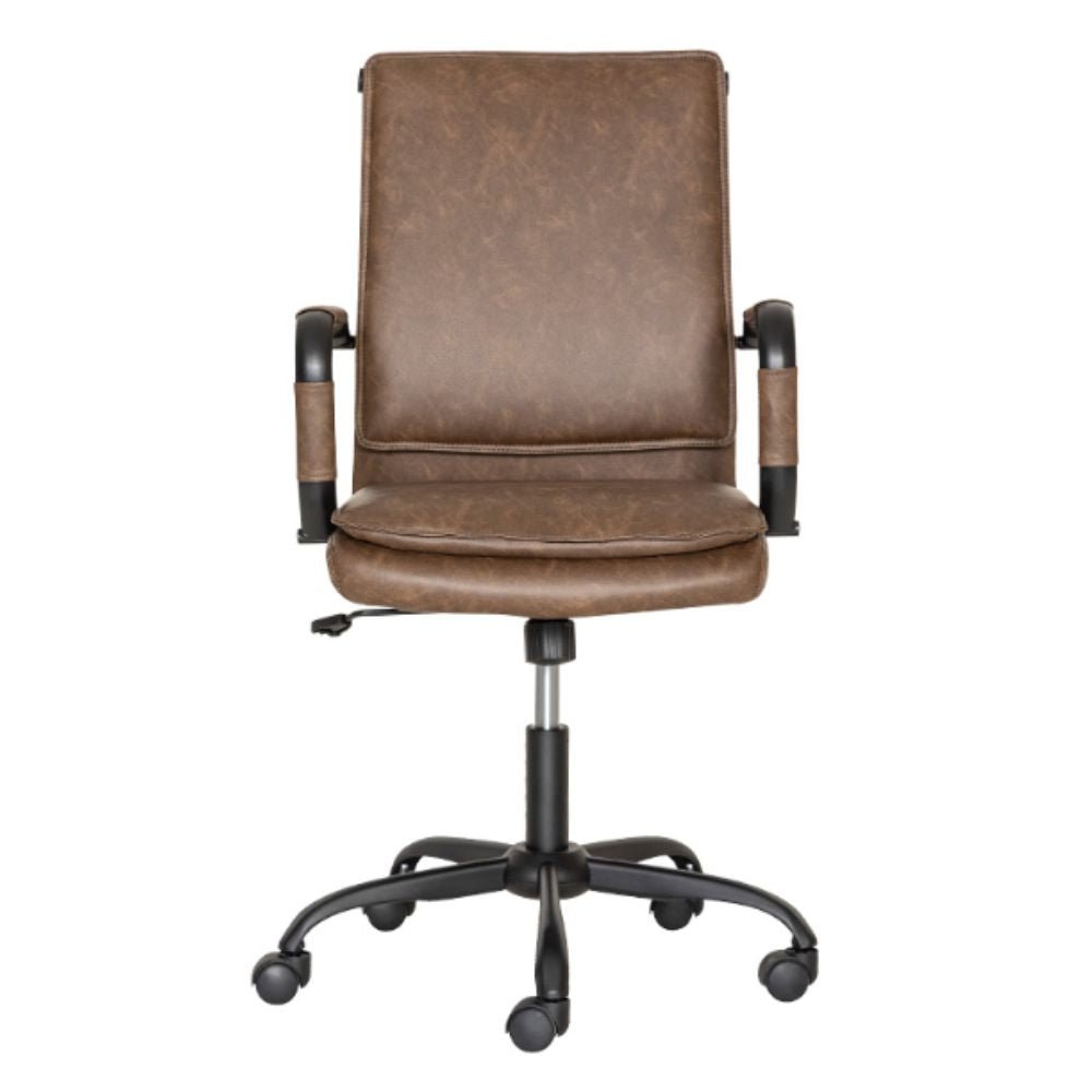 Silla De Oficina Secretarial Ergonómica - ALBAR GA - 005 - Varios Colores - Asiento Y Respaldo Tapizado - GA - 005 - ALBAR - NOGAL BEAT - Sillas de oficina