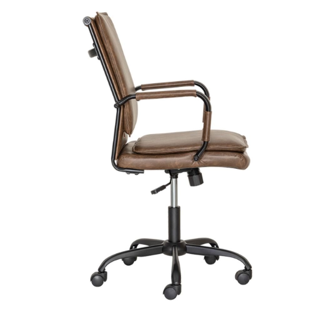 Silla De Oficina Secretarial Ergonómica - ALBAR GA - 005 - Varios Colores - Asiento Y Respaldo Tapizado - GA - 005 - ALBAR - NOGAL BEAT - Sillas de oficina