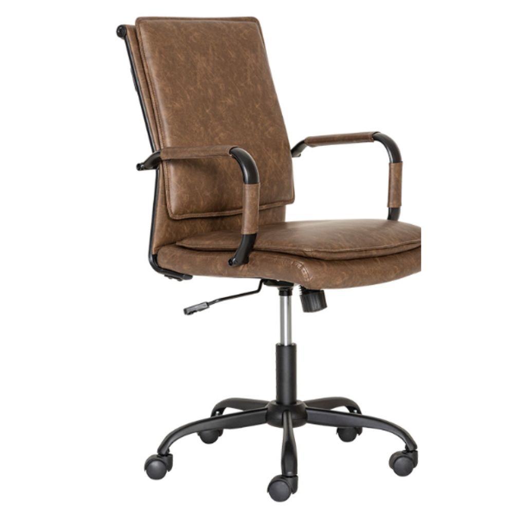 Silla De Oficina Secretarial Ergonómica - ALBAR GA - 005 - Varios Colores - Asiento Y Respaldo Tapizado - GA - 005 - ALBAR - NOGAL BEAT - Sillas de oficina