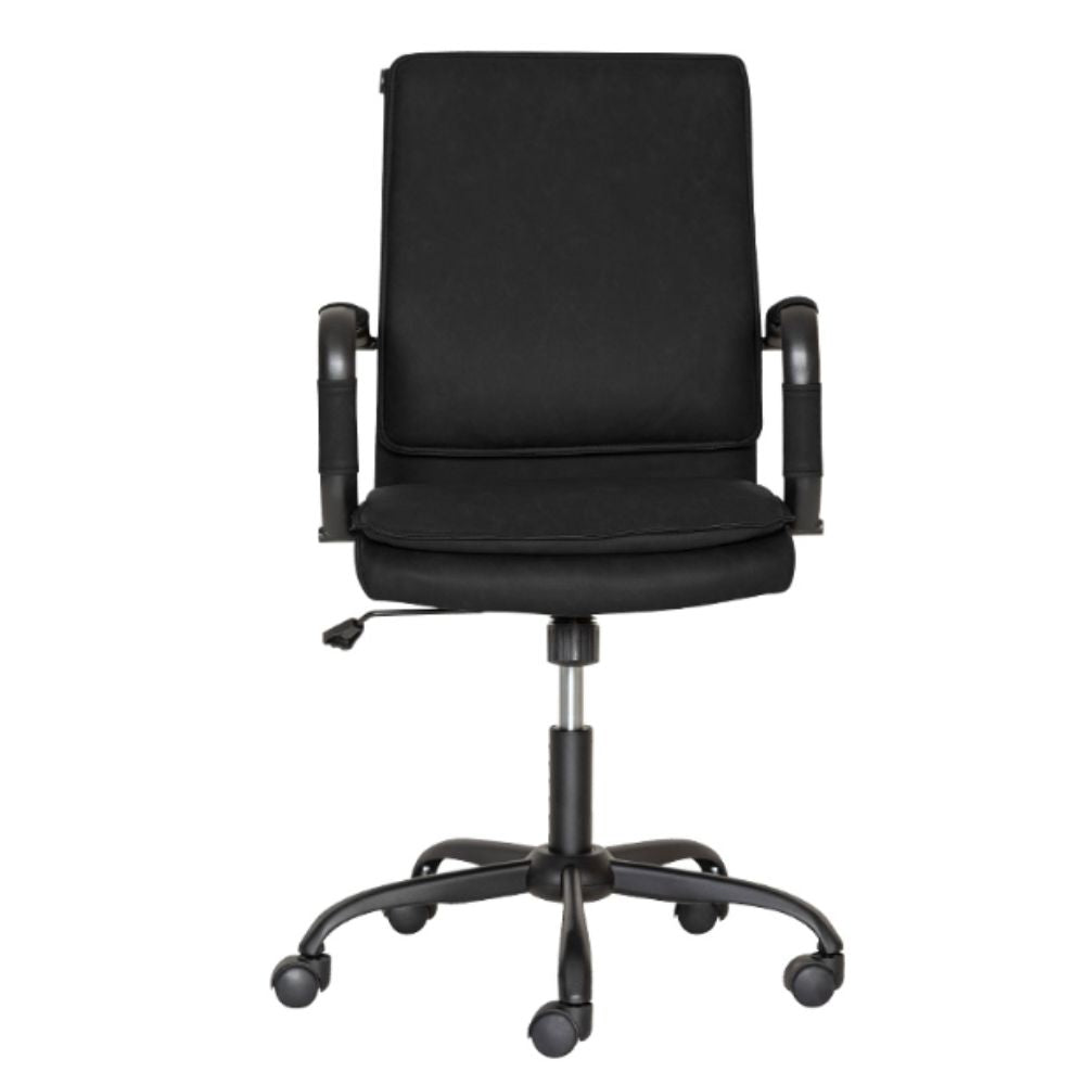 Silla De Oficina Secretarial Ergonómica - ALBAR GA - 005 - Varios Colores - Asiento Y Respaldo Tapizado - GA - 005 - ALBAR - NOGAL BEAT - Sillas de oficina