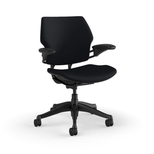 Silla de Oficina Secretarial Ergonómica - HUMANSCALE FREEDOM - Asiento y Respaldo Tapizado