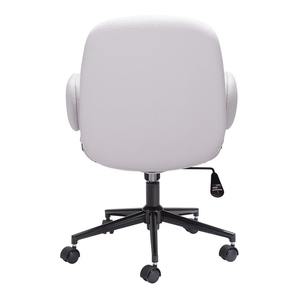 Silla de Oficina Secretarial para Coworking - ZUO LIONEL - Varios Colores - Asiento y Respaldo Tapizados - 109528 - Zuo - NOGAL BEAT - Silla Secretarial