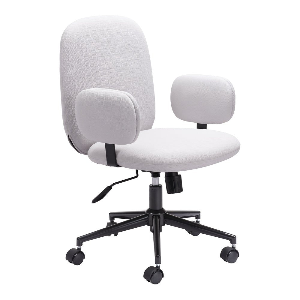 Silla de Oficina Secretarial para Coworking - ZUO LIONEL - Varios Colores - Asiento y Respaldo Tapizados - 109528 - Zuo - NOGAL BEAT - Silla Secretarial