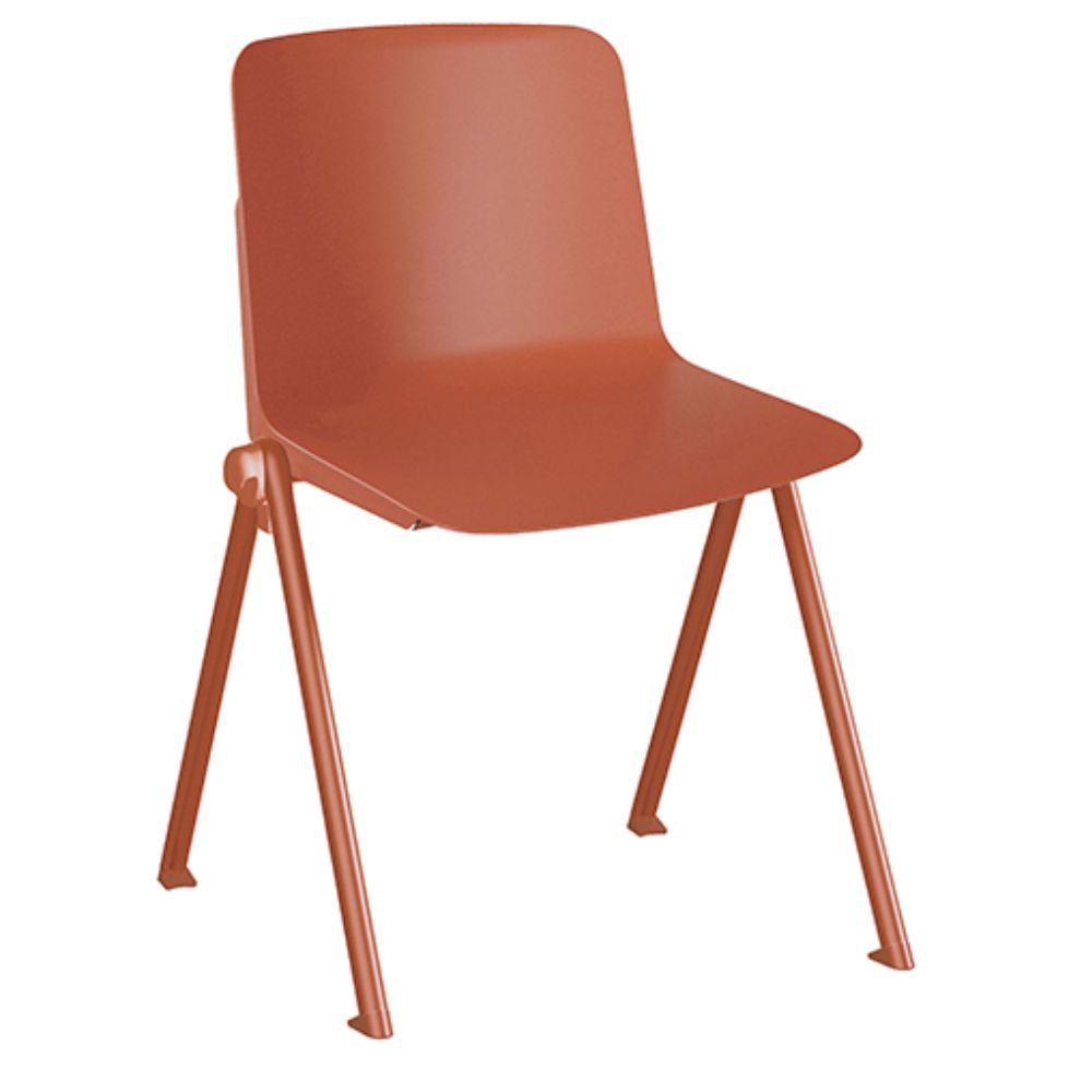 Silla de Oficina Visita Resistente a Rayos UV - OFFIHO PLUS OHV - 73 - Varios Colores - para Ambiente Salino - OHV - 73 - OFFIHO - NOGAL BEAT - Sillas de oficina