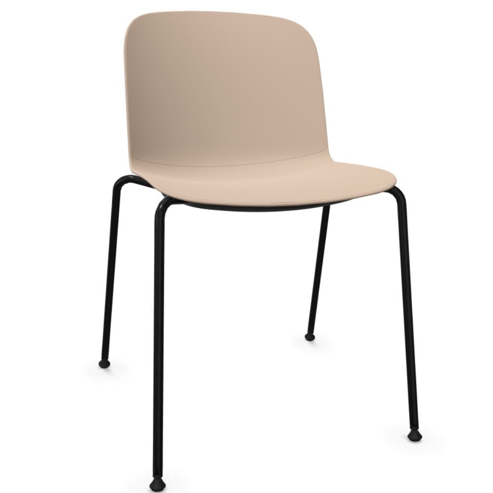 SILLA INFINITI RELIEF | Silla Ocasional | Base 4 Patas Estrella | Varios Colores | Asiento Monocarcasa Polipropileno | Interior - 110 - 62000 - SND - Infiniti - NOGAL BEAT - 