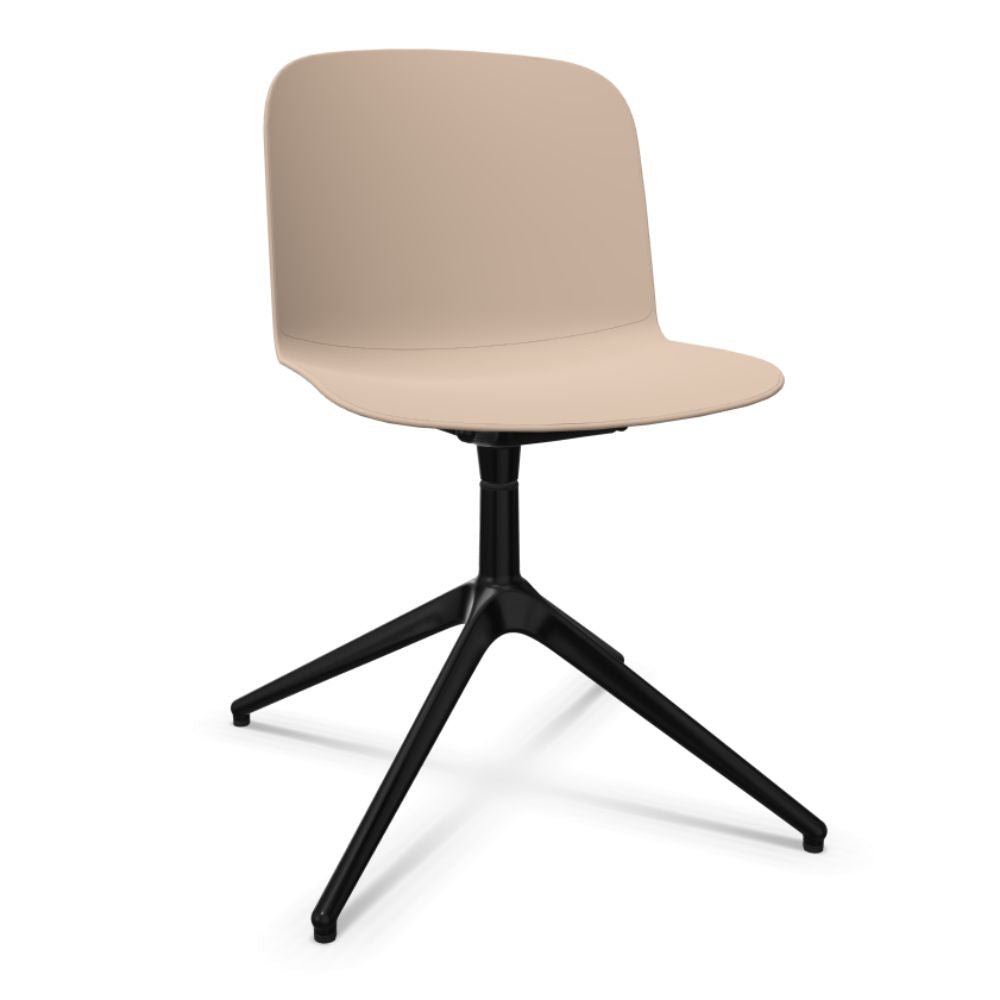 SILLA INFINITI RELIEF | Silla Ocasional | Base 4 Patas Estrella | Varios Colores | Asiento Monocarcasa Polipropileno | Interior - 110 - 6235G - SND - Infiniti - NOGAL BEAT - 