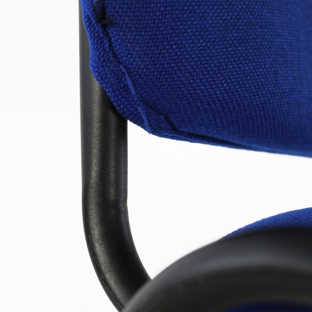 SILLA KINGSTRONG 104Z TELA SILL0540292 | Silla para Visita Oficina Sala de Espera | Base 4 Puntas Metal | Asiento y Respaldo Acojinado | Interior - SILL0540292 - Mundo In - NOGAL BEAT - Sillas