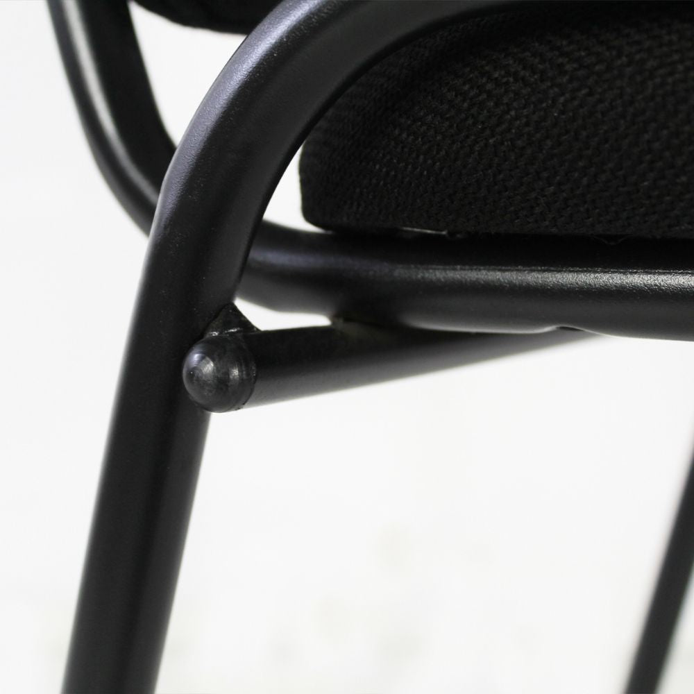 SILLA KINGSTRONG 104Z TELA SILL0540292 | Silla para Visita Oficina Sala de Espera | Base 4 Puntas Metal | Asiento y Respaldo Acojinado | Interior - SILL0540292 - Mundo In - NOGAL BEAT - Sillas