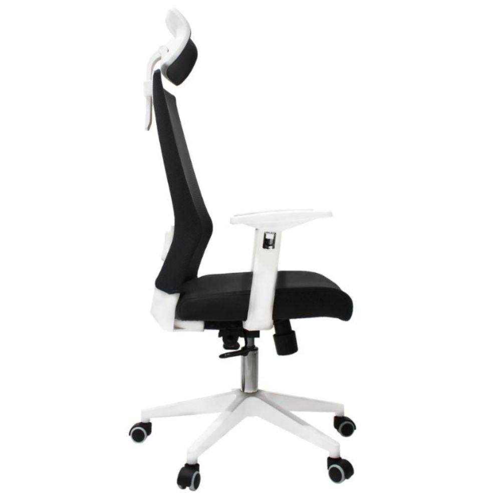 SILLA KINGSTRONG CARRARA 241A W SILL0903732 | Silla Directiva Oficina Uso de Oficina | Giratoria | Tapizado mesh | Interior - SILL0903732 - Mundo In - NOGAL BEAT - Sillas de oficina