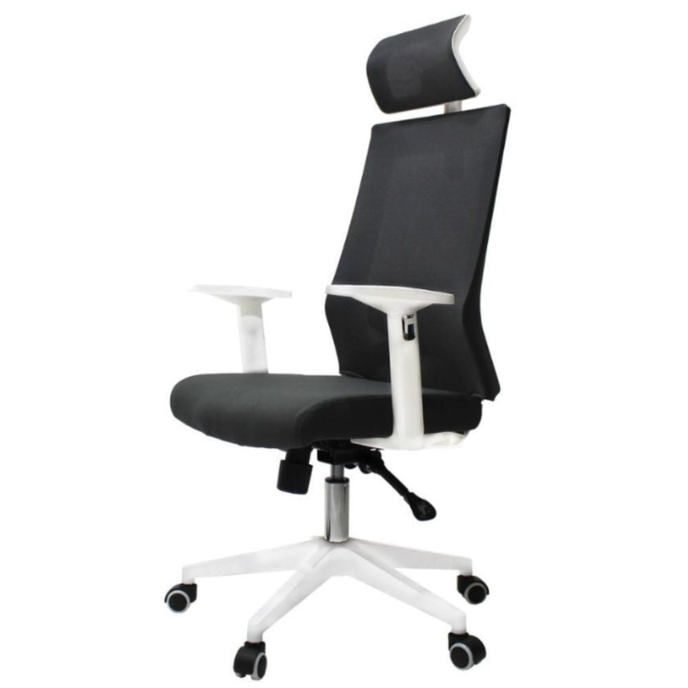 SILLA KINGSTRONG CARRARA 241A W SILL0903732 | Silla Directiva Oficina Uso de Oficina | Giratoria | Tapizado mesh | Interior - SILL0903732 - Mundo In - NOGAL BEAT - Sillas de oficina