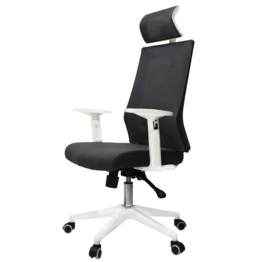 SILLA KINGSTRONG CARRARA 241A W SILL0903732 | Silla Directiva Oficina Uso de Oficina | Giratoria | Tapizado mesh | Interior - SILL0903732 - Mundo In - NOGAL BEAT - Sillas de oficina