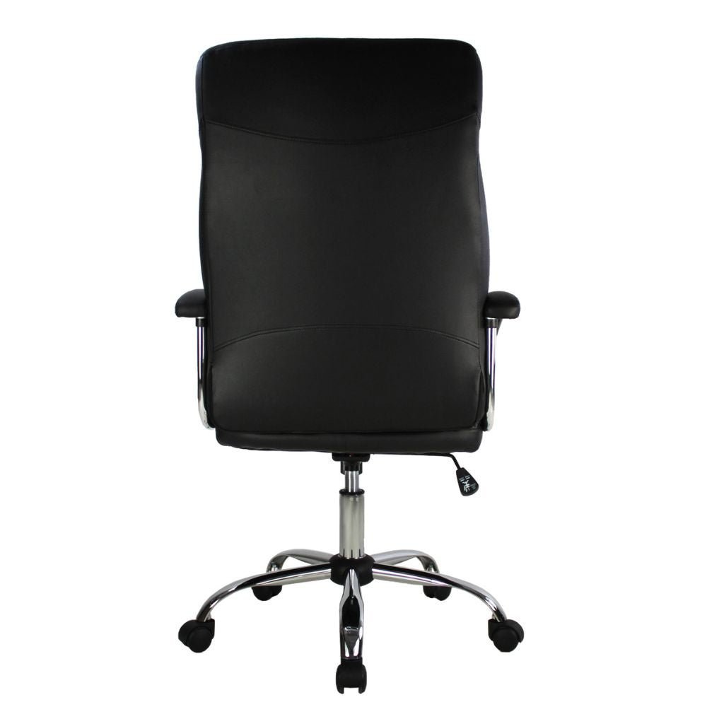 SILLA KINGSTRONG MOB - 9343H Bolzano SILL0362949 | Silla Ejecutiva Uso de Oficina | Base Estrella Giratoria | Tapizado Tela | Poliuretano Acero Cromado | Interior - SILL0362949 - Mundo In - NOGAL BEAT - Sillas de oficina