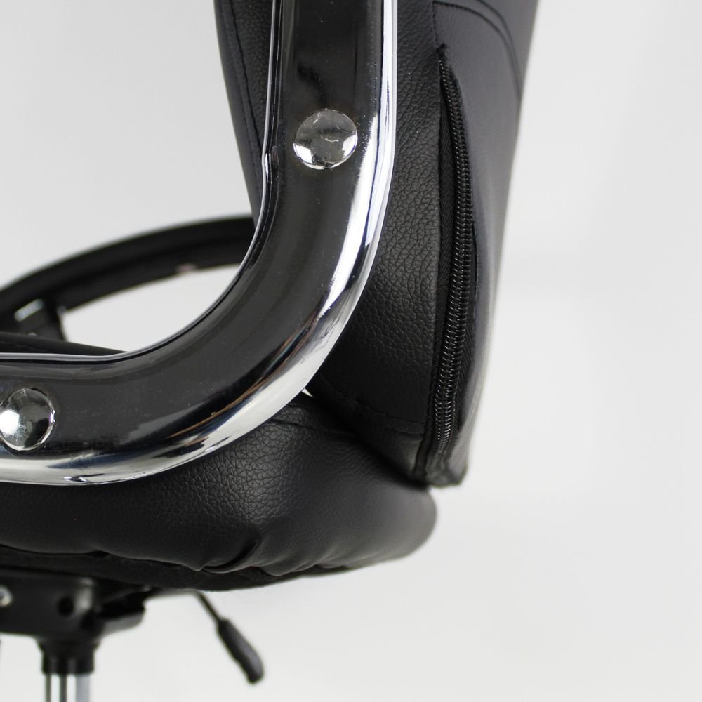 SILLA KINGSTRONG MOB - 9343H Bolzano SILL0362949 | Silla Ejecutiva Uso de Oficina | Base Estrella Giratoria | Tapizado Tela | Poliuretano Acero Cromado | Interior - SILL0362949 - Mundo In - NOGAL BEAT - Sillas de oficina