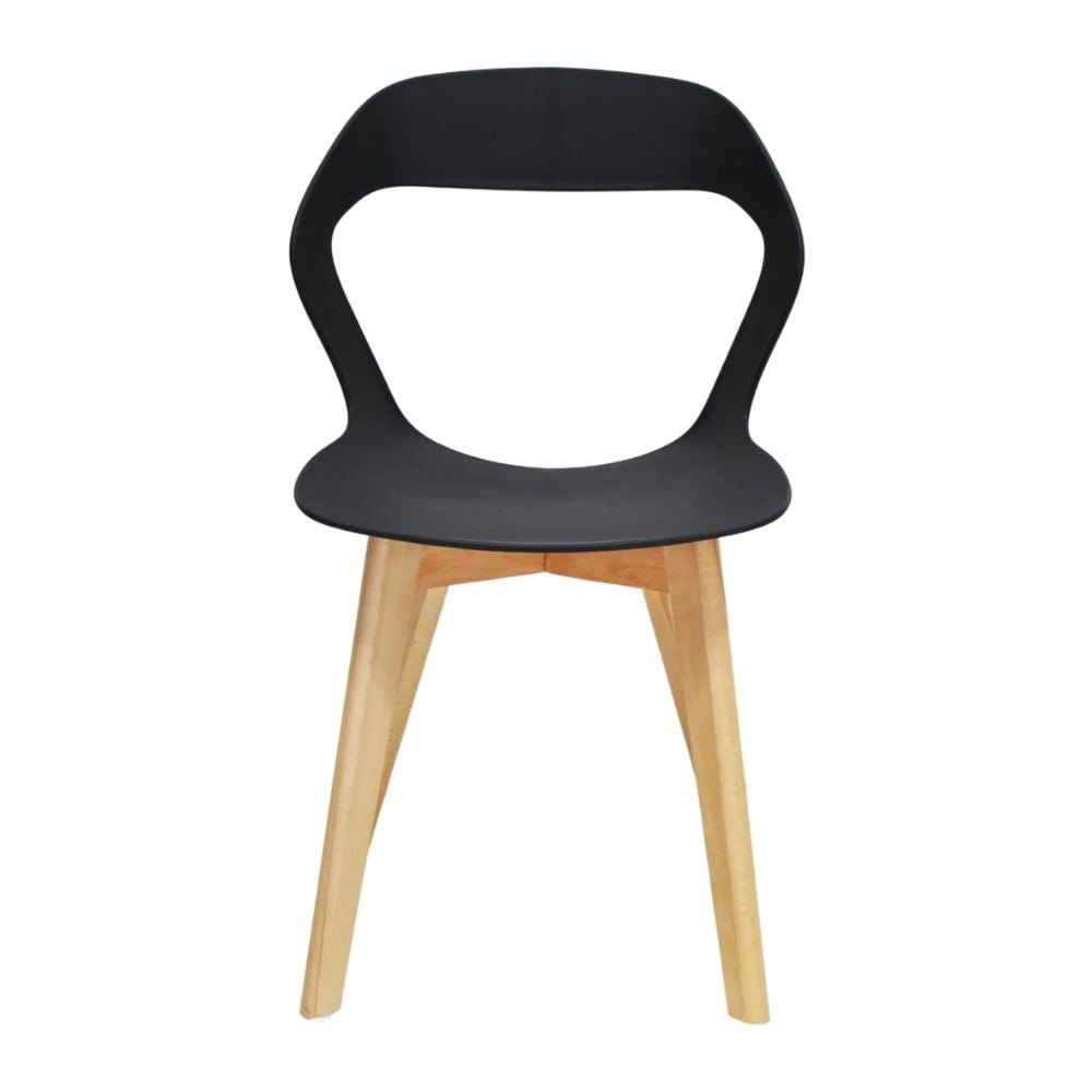 SILLA KINGSTRONG MOURA SILL0904144 | Silla Tipo Eames Cafetería Restaurante Hotel | Base 4 Puntas | Madera | Polipropileno | Interior - SILL0904144 - Mundo In - NOGAL BEAT - Sillas