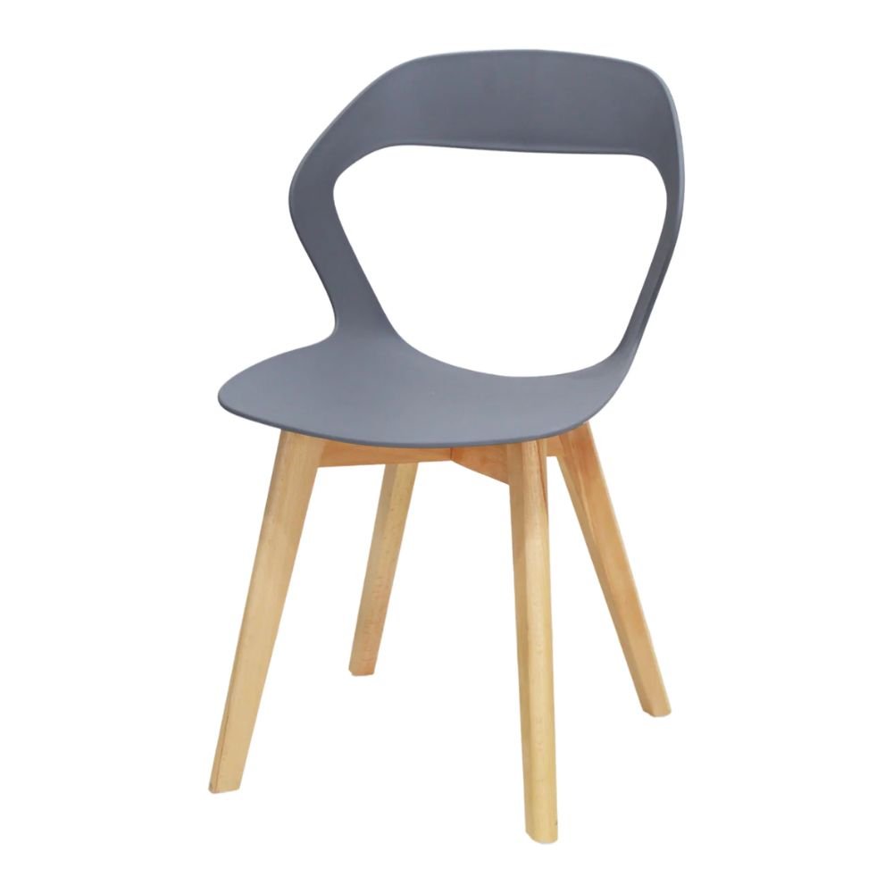 SILLA KINGSTRONG MOURA SILL0904144 | Silla Tipo Eames Cafetería Restaurante Hotel | Base 4 Puntas | Madera | Polipropileno | Interior - SILL0904144 - Mundo In - NOGAL BEAT - Sillas