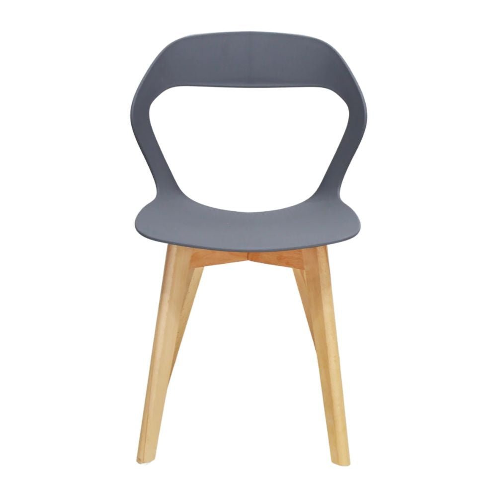SILLA KINGSTRONG MOURA SILL0904144 | Silla Tipo Eames Cafetería Restaurante Hotel | Base 4 Puntas | Madera | Polipropileno | Interior - SILL0904144 - Mundo In - NOGAL BEAT - Sillas