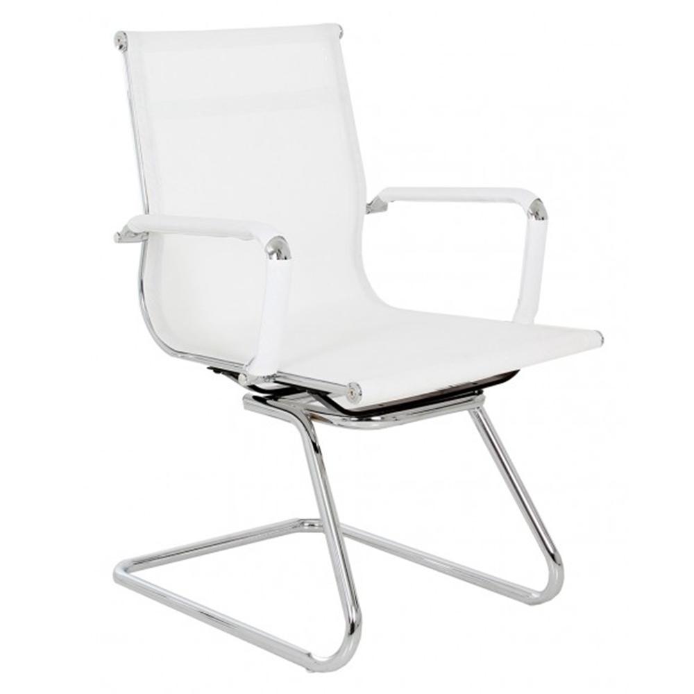 SILLA NOGAL BEAT CÁDIZ MALLA CONFERENCE | Silla para Oficina Tipo Aluminium Group Mesh Charles & Ray Eames Sala de Juntas Visitas Conferencias | Base Trineo | Varios Colores | Malla | Interior - CÁDIZ MALLA CONFERENCE - MDO - NOGAL BEAT - Sillas