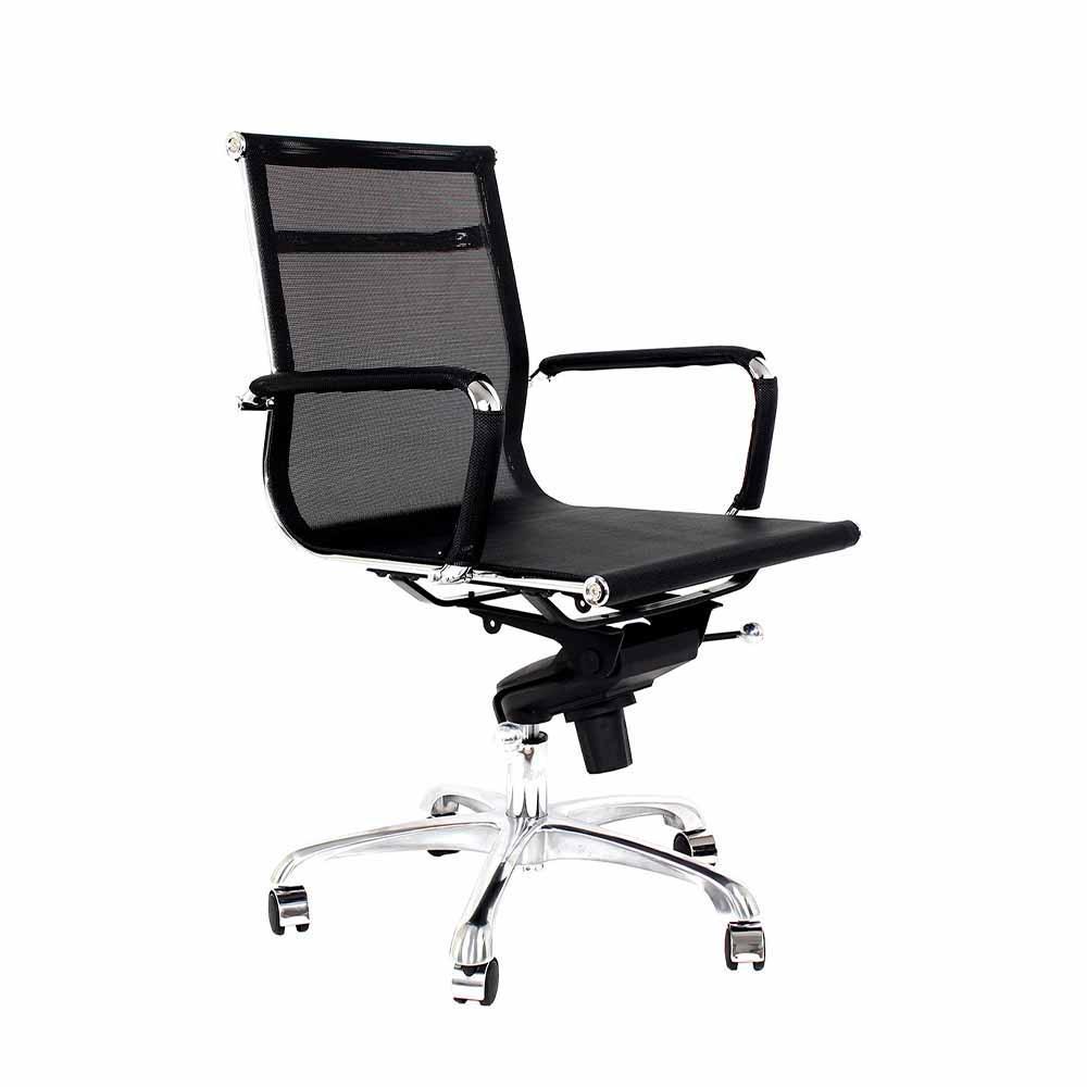 SILLA NOGAL BEAT CÁDIZ malla Respaldo Bajo | Silla Operativa Uso Laboral de Escritorio Horas de Trabajo Versión Ligera | Base Estrella con Rodajas | Varios Colores | Asiento de Malla en Nylon | Interior - CÁDIZ malla Respaldo Bajo - MDO - NOGAL BEAT - Sillas para oficina