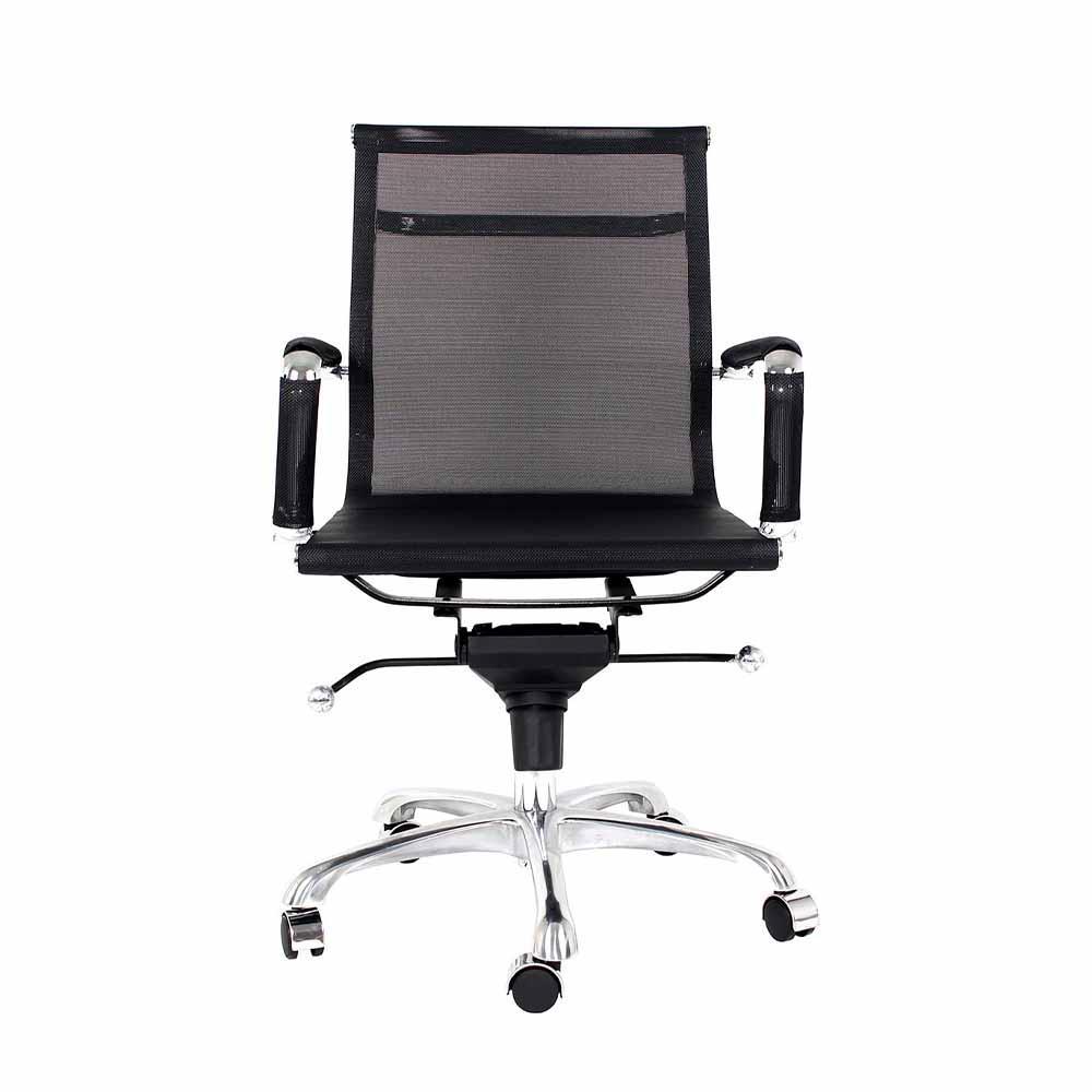 SILLA NOGAL BEAT CÁDIZ malla Respaldo Bajo | Silla Operativa Uso Laboral de Escritorio Horas de Trabajo Versión Ligera | Base Estrella con Rodajas | Varios Colores | Asiento de Malla en Nylon | Interior - CÁDIZ malla Respaldo Bajo - MDO - NOGAL BEAT - Sillas para oficina