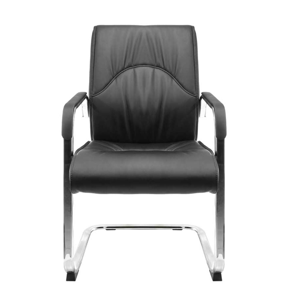 SILLA NOGAL BEAT E-2003 | Silla Directiva | Asiento Respaldo Cabecera Hule Espuma | Descansabrazos Aluminio | Base Metálica |Tapiz Vinipiel | Interior - E-2003 - GERSA - NOGAL BEAT - Sillas para oficina