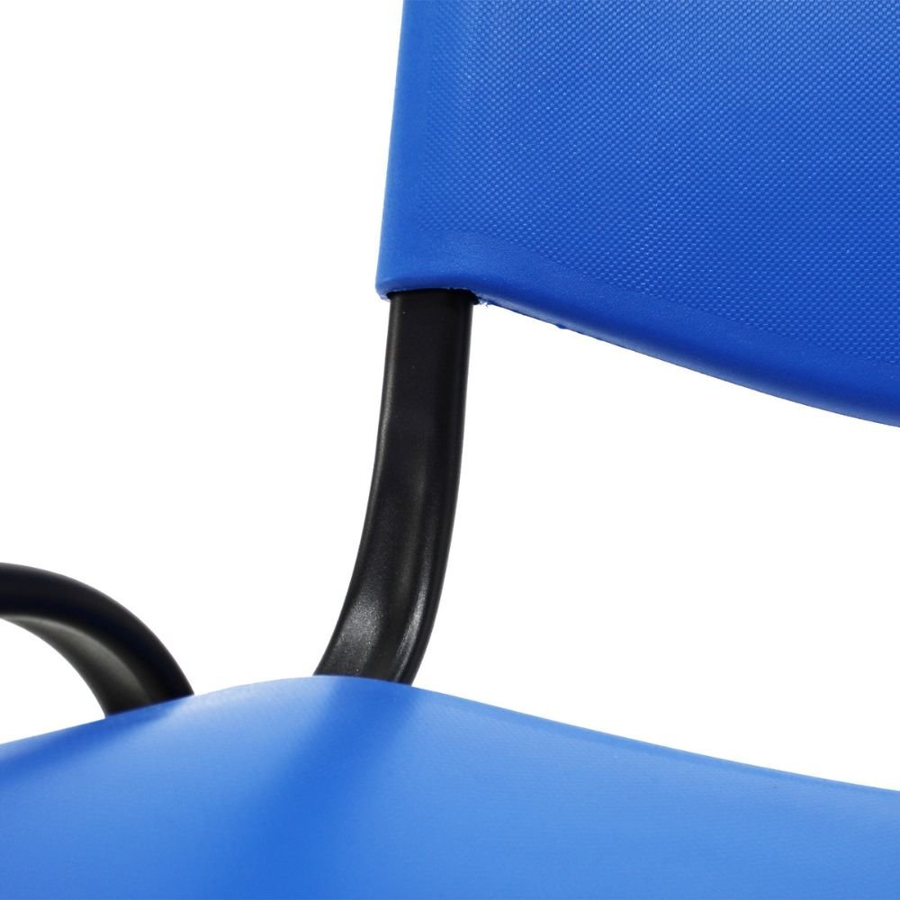 SILLA NOGAL BEAT ISO NOVA SILL0420304 | Silla para Visita Oficina Sala de Espera | Base 4 Puntas Metal | Plastificada | Interior - SILL0420304 - Mundo In - NOGAL BEAT - Sillas