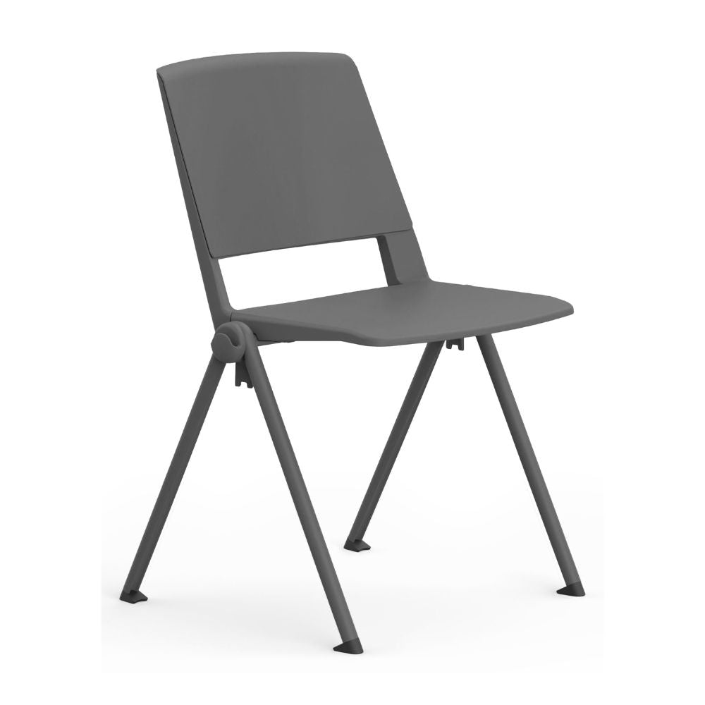 SILLA OFFIHO CORE OHV-20 | Silla Visitantes | Estructura Acero Tubular | Varios Colores | Polipropileno | Interior - OHV-20 - OFFIHO - NOGAL BEAT - SIlla