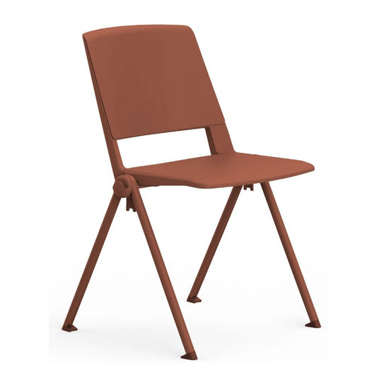 SILLA OFFIHO CORE OHV-20 | Silla Visitantes | Estructura Acero Tubular | Varios Colores | Polipropileno | Interior - OHV-20 - OFFIHO - NOGAL BEAT - SIlla